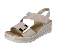 Rieker 67410 Sandali con zeppa Donna