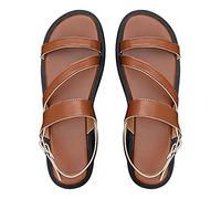 Sandalias De Mujer Verano Sandali Bianchi Donna Open Toe Women'S Thin Sandals Summer Thick Head Fashion Women'S Sandals Sandali Eleganti Donna Scarpe Estive (Brown 40)