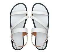 Sandalias De Mujer Verano Sandali Bianchi Donna Open Toe Women'S Thin Sandals Summer Thick Head Fashion Women'S Sandals Sandali Eleganti Donna Scarpe Estive (White 38)