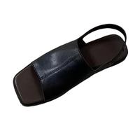 Sandalo Basso Donna Estivo Sandali Con Lacci Sandali con tacco a blocco cinturino elastico e bocca di pesce da donna alla punta rotonda tacco Sandals Women (Black 35)