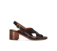 SANDALO CON TACCO GLYDE CHOCOLATE GUGLIELMO ROTTA 37.5