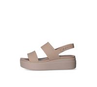 Crocs Sandali Donna Brooklyn Low Wedge Latte/Mushroom 34/35 EU