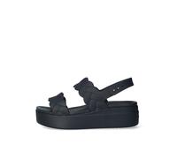Crocs Brooklyn Woven Upper LW, Sandali Donna, Black Black, 34/35 EU