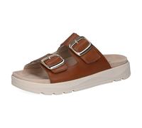 Sandalo da donna CAPRICE in pelle, Marrone (COGNAC NAPPA), 42 EU