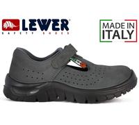 SANDALO DA LAVORO ANTINFORTUNISTICO SCARPA CALZATURA LEWER MADE IN ITALY ESTIVO