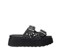 Sandalo donna cult in pelle janis 4476 sandal w weav. leather black clw447600 sc