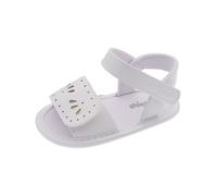 Sandalo elegante laserato neonata bianco - chicco numa