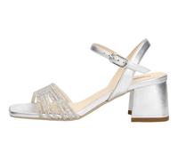 SANDALO ELEGANTE Nero Giardini donna mod. E410260D Pelle Argento Sconto -20%