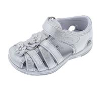 Chicco, Sandalo con Pratico Velcro, Confortevoli, Leggere, Flessibili e Traspiranti, Bambine E Ragazze, Bianco (1), 24 EU, Designed in Italy