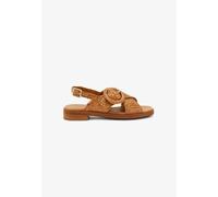 SANDALO FRAU Donna 87T9 COGNAC VENEZIA Col. CUOIO Sconto -15%