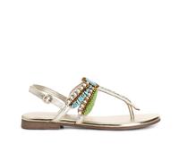 SANDALO INFRADITO CON APPLICAZIONI LIBELLULA