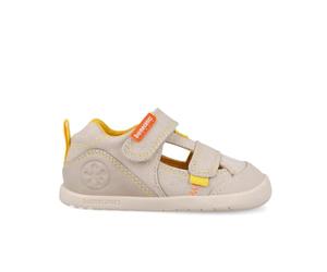 SANDALO LONA BASICA BEIGE E GIALLO