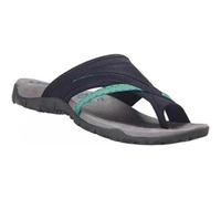 Sandalo Ortopedico per Alluce Valgo da Donna, Sandali con Supporto Plantare Infradito, Tacchi A Zeppa(Blue,38 EU)