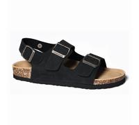 Lumberjack Flint, Sandali Uomo, Black, 42 EU