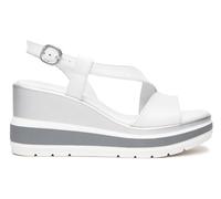 Nero Giardini E513520D Sandali Donna in Pelle - Bianco 35 EU