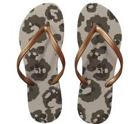 Sandals Infradito comode e traspiranti antiscivolo resistenti all'usura da donna alla moda dal design versatile di nicchia spiaggia con stampa leopardata per Spiaggia(Lxl-0914-010,36-37 247mm)