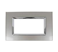 SANDASDON Placca Elegance 4M Bronzo Compatibile Con Bticino Matix