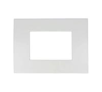 SANDASDON, Placca Slim Sottile 3M 4M 6M, Compatibile Con Bticino Axolute Air (3M Per 3 Moduli, Bianco)