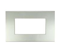 SANDASDON, Placca Slim Sottile 3M 4M 6M, Compatibile Con Bticino Axolute Air (4M Per 4 Moduli, Titanio)