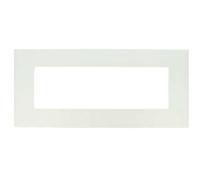 SANDASDON, Placca Slim Sottile 3M 4M 6M, Compatibile Con Bticino Axolute Air (6M Per 6 Moduli, Bianco)