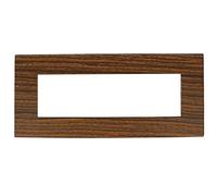 SANDASDON, Placca Slim Sottile 3M 4M 6M, Compatibile Con Bticino Axolute Air (6M Per 6 Moduli, Radica)