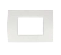 SANDASDON, Placca Slim Sottile 3M 4M 7M, Compatibile con Bticino Living Light Air (3M Per 3 Moduli, Bianco)
