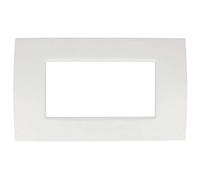 SANDASDON, Placca Slim Sottile 3M 4M 7M, Compatibile con Bticino Living Light Air (4M Per 4 Moduli, Bianco)