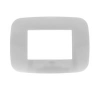 SANDASDON SD23003-7 Placca Futura 3M Silver Compatibile con Bticino Axolute