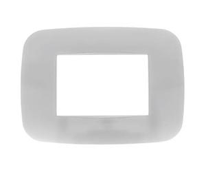 SANDASDON SD23003-7 Placca Futura 3M Silver Compatibile con Bticino Axolute