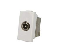 SANDASDON SD6173D-3 Presa TV Passante Connettore Maschio Bianco Compatibile con Bticino Matix