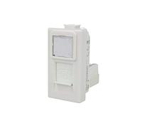 SANDASDON SD69580 Presa Telefonica Plug RJ11 Bianco Con Coperchio Compatibile Con Bticino Matix