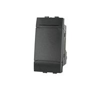 SANDASDON SD80001 Interruttore 1P 16A Unipolare Nero Compatibile con Bticino Living