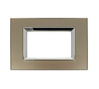SANDASDON SD98003-11VT Placca Delux 3M Bronzo Compatibile Con Vimar Arke