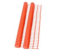 Sandbaggy - 2 Rotoli - 1.2m X 30.5m - Arancione Sicurezza Barriera Recinto,Neve
