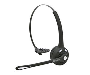 Sandberg 126-23 cuffia e auricolare Wireless A Padiglione Ufficio Bluetooth Nero (Wireless Office Headset - Bluetooth Office Headset, - Headset, Head-band, Office/Call center, Black, Monaural, Wireles