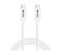 Sandberg 136-53 cavo USB USB 3.2 Gen 2 (3.1 Gen 2) 1 m USB C Bianco