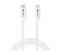 Sandberg 136-58 cavo Lightning 1 m Bianco