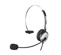 Sandberg 326-14 cuffia e auricolare Cablato A Padiglione Ufficio USB tipo A Nero, Argento (USB Mono Headset Saver - USB Mono Headset Saver, - Headset, Head-band, Office/Call center, Black, Silver, Mon
