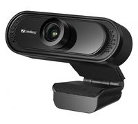 Sandberg 333-96 USB FHD 2MP Webcam with Mic 1080p 30fps Glass Lens 60° Clip-on/S