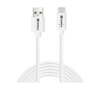 Sandberg 336-14 cavo USB USB 2.0 2 m USB C USB A Bianco