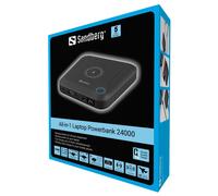 Sandberg 420-57 batteria portatile 24000 mAh Carica wireless Nero