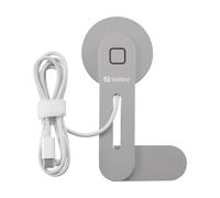 Sandberg 441-53 Caricabatterie per dispositivi mobili Smartphone Grigio USB Carica wireless Auto, Interno (ScreenMount Magnet C NEW