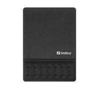 Sandberg 520-38 tappetino per mouse Nero (Memory Foam Mousepad Square - Memory Foam Mousepad Square, - Black, Monotone, Memory NEW