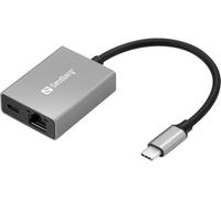 Sandberg Adattatore USB-C Gigabit PD100W USB-C Gigabit adattatore PD100W, 136-60 (adattatore USB-C Gigabit PD100W)