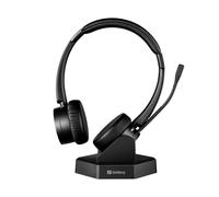 SANDBERG Bluetooth Office Headset Pro+ Cuffie Da Ufficio Nero