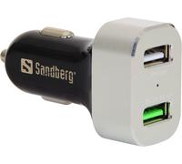 Sandberg Car Charger 1xQC 3.0+1xUSB2.4A