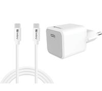 Sandberg Caricatore USB-C AC + USB-C 1M, 441-58