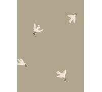 Sandberg Carta da parati Frida - Olive Green