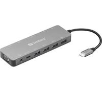 Zubeh?Ýr Notebooks Sandberg 136-45 USB-C 13-in-1 PD 100W DockingStati NUOVO