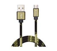 Sandberg MicroUSB Green Camouflage 1m cavo USB